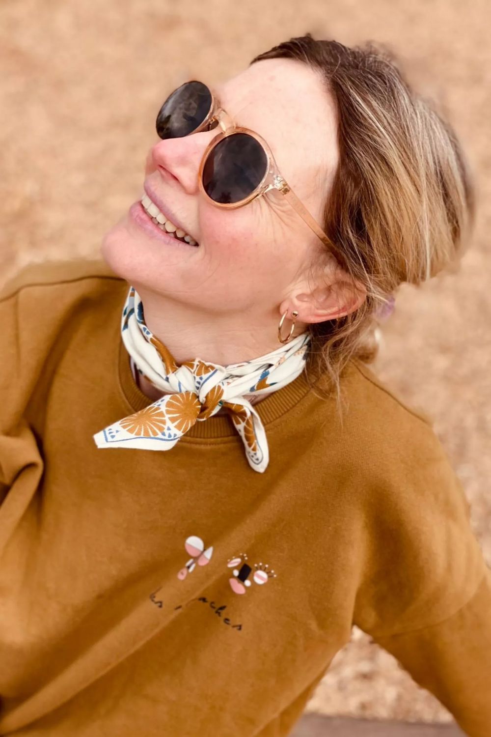 Foulard Manika Cerisier